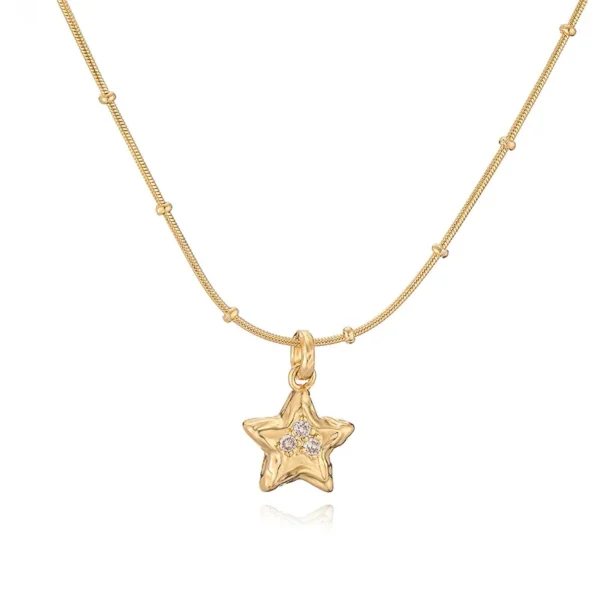 IG Style Cute Star Shape  Pendant Necklace