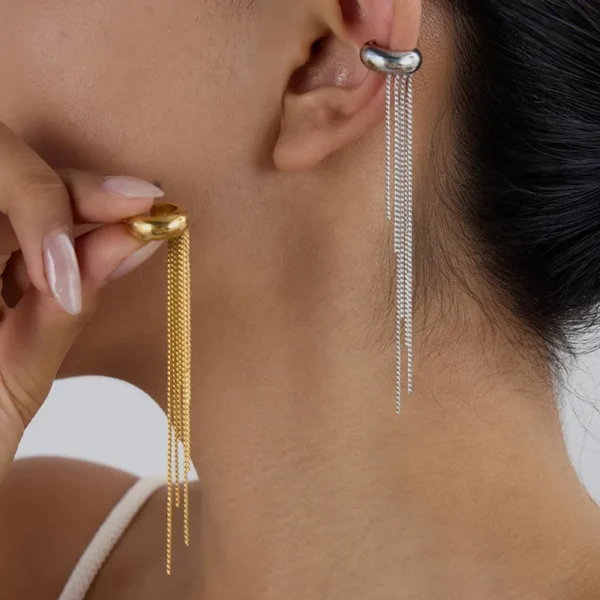 Dazzling drift Anti tarnish Ear cuff - 1 ear cuff